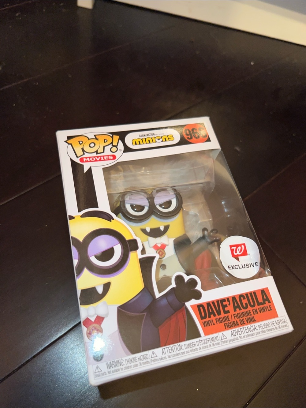 Funko Yellow and Purple Dave 'Acula Minion Vinyl Figure